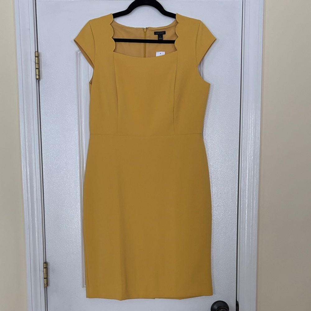 New with tags Ann Taylor Yellow Midi Dress